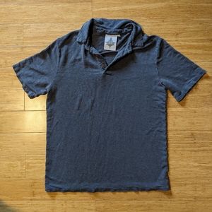 Jungmaven 100% hemp grey polo, sz M